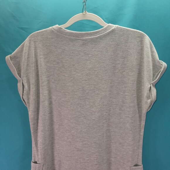 Gray Freedom Trail By Kyodan T-Shirt Dress With Pockets - Picture 8 of 9
